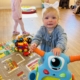 Children playing in the stay and play group at Coniston Community Centre.